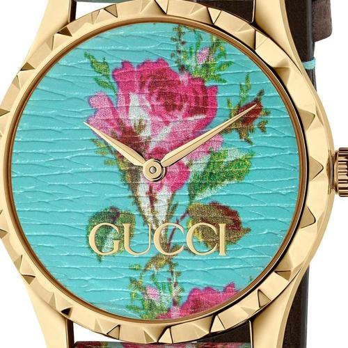 グッチ 時計 コピー G-Timeless Aqua Floral Watch YA1264085